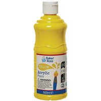 Yellow Acrylic Paint 500ml (Each) Yellow