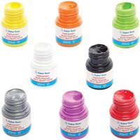 Halloween Multi-Purpose Deco Acrylic Paint Pot Pack 20ml (Box of 8) Halloween Craft Supplies 8 assorted Halloween colours - Orange, Green, Purple, Red, Black, Yellow, White, & Silver