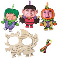 Halloween Wooden Photo Frames (Pack of 10) Halloween Crafts