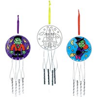 Halloween Suncatcher Windchimes (Pack of 3) Halloween Crafts