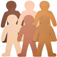 Click to view product details and reviews for Skin Tone People Foam Cut Outs Pack Of 24 Craft Blanks Bases 6 Assorted Skin Tone Colours.