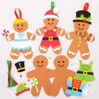 Click to view product details and reviews for Gingerbread Man Mix Match Decoration Kits Pack Of 6 Christmas Crafts Hanging Ribbon Included. Click to view product details and reviews for Gingerbread Man Mix Match Decoration Kits Pack Of 6 Christmas Crafts Hanging Ribbon Included.