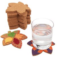 Click to view product details and reviews for Leaf Cork Coasters Pack Of 30 Decoration Craft Kits. Click to view product details and reviews for Leaf Cork Coasters Pack Of 30 Decoration Craft Kits.