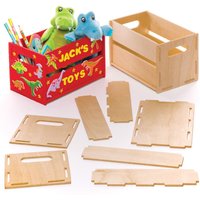 Mini Wooden Crate Kits (Pack of 2) Craft Blanks & Bases