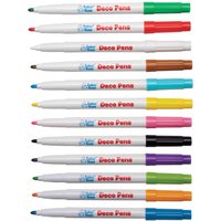 Click to view product details and reviews for Multi Purpose Deco Pens Pack Of 12 Fibre Tip Multi Purpose 12 Assorted Colours Water Based. Click to view product details and reviews for Multi Purpose Deco Pens Pack Of 12 Fibre Tip Multi Purpose 12 Assorted Colours Water Based.