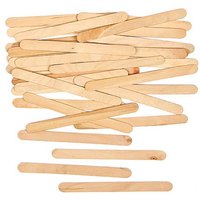 Natural Wooden Craft Sticks (Pack of 200) Natural Craft Materials