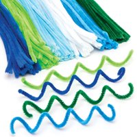 Click to view product details and reviews for Ocean Colours Pipe Cleaners Pack Of 120 Craft Embellishments 6 Assorted Colours Dark Blue Sky Blue Light Blue Dark Green Light Green White.