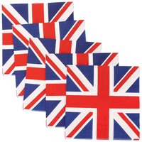 Union Jack Napkins (Pack of 40) Party Tableware