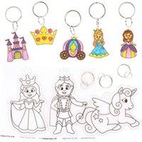 Princess Super Shrink Keyrings (Pack of 8) Small Toys