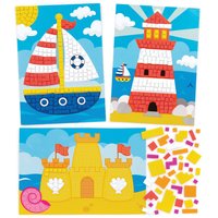 Click to view product details and reviews for Seaside Foam Mosaic Picture Kits Pack Of 4 Craft Kits For Kids. Click to view product details and reviews for Seaside Foam Mosaic Picture Kits Pack Of 4 Craft Kits For Kids.