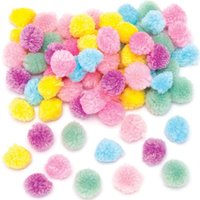Click to view product details and reviews for Woolly Pastel Pom Poms Pack Of 90 Craft Embellishments 6 Assorted Pastel Colours Yellow Red Pink Purple Blue Green. Click to view product details and reviews for Woolly Pastel Pom Poms Pack Of 90 Craft Embellishments 6 Assorted Pastel Colours Yellow Red Pink Purple Blue Green.