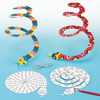 Spiralmobiles Schlange (pro Set 10) Bastelsets