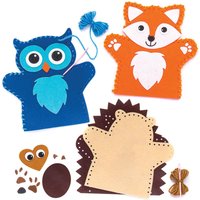Handuppe Waldtiere zum Nähen (pro Set 3)