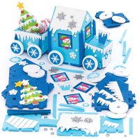 Bastelset Nordpolzug (pro Set 2) Bastelaktivitäten zu Weihnachten