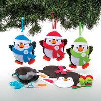 Anhänger-Nähsets Pinguin (pro Set 3) Flecht und Weben Bastelsets