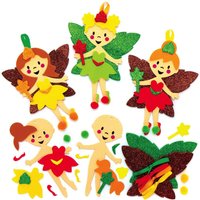 Mix & Match-Bastelset für Deko-Anhänger Herbstfeen (pro Set 8) Bastelsets