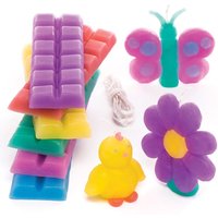 Kerzen-Bastelset in Pastellfarben (pro Set) Bastelsets