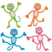 Biegsame Affen (pro Set 4) Mitgebsel