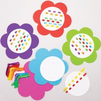 Bastelsets Blumen zum Weben (pro Set 6) Flecht und Weben Bastelsets