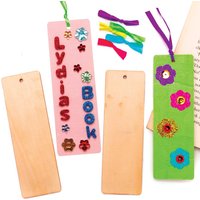 Lesezeichen Rohlinge aus Holz (pro Set 10) Bastelblanks & Basen
