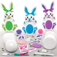 Baue ein Häschen Bastelsets (pro Set 4) Bastelaktivitäten zu Ostern