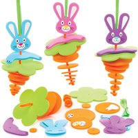 Bastelsets Stapelanhänger Osterhasen (pro Set 6) Bastelaktivitäten zu Ostern