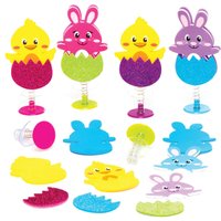 Bastelsets Ostern mit Hüpffunktion (pro Set 8) Ostern Mitgebsel