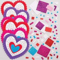 Herz Mosaik Untersetzer Sets (pro Set 6) Bastelsets