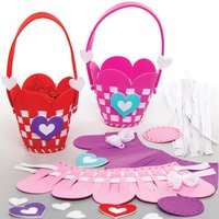 Korbflechten-Bastelsets Herz (pro Set 4) Flecht und Weben Bastelsets – günstig kaufen