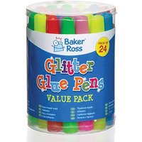 Bunte Klebestifte mit Glitzer (pro Set 24) Bastelmaterial