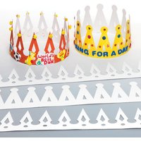 Kronen aus Pappe (pro Set 12) Bastelsets