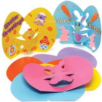 Küken & Hasen Pop-out-Karten (pro Set 10) Bastelaktivitäten zu Ostern