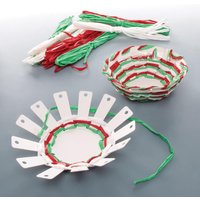 Weihnachtskorb Weben Bastelsets (pro Set 4) Bastelaktivitäten zu Weihnachten