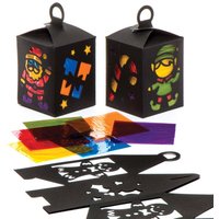 Laternen-Bastelsets Weihnachten (pro Set 4) Bastelaktivitäten zu Weihnachten