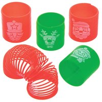 Mini-Sprungfedern Weihnachten (pro Set 12) Weihnachtsspielzeug