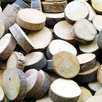 Holzscheiben (pro Set) Bastelbedarf Natumaterialien