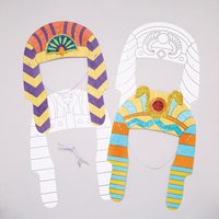 Pharaonen-Kopfschmuck zum Ausmalen (pro Set 8) Bastelsets