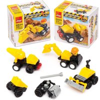 Bausteine Baustellenfahrzeuge (pro Set 4) Mitgebsel