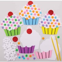 Cupcake Pom Pom Bastelset (pro Set 5) Bastelsets