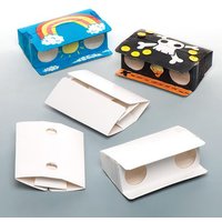 Blanko Ferngläser aus Papier (pro Set 5) Zum Selbstgestallten