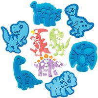 Dinosaurier Stempelset (pro Set 10) Bastelbedarf Verzierung & Dekorationen