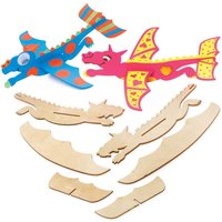 Drachen Holzgleiter (pro Set 8) Mitgebsel