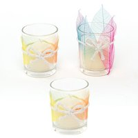 Kerzenhalter aus Glas (pro Set 6) Zum Selbstgestallten