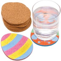 Großpackung Kork-Untersetzer Ostern (pro Set 30) Bastelaktivitäten zu Ostern