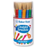Großpackung Bastelpinsel (pro Set 21) Bastelmaterial