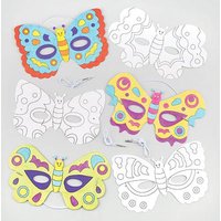 Masken zum Ausmalen Schmetterling (pro Set 6) Bastelsets