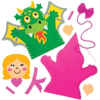 Handpuppen-Nähsets Märchen (pro Set 4) Flecht und Weben Bastelsets