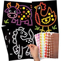 Bauernhof Punktebilder (pro Set 8) Bastelsets