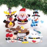 Weihnachtliches Nähset (pro Set 3) Bastelaktivitäten zu Weihnachten
