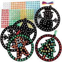 Weihnachten Diamond Art Kits (pro Set 5) Bastelaktivitäten zu Weihnachten